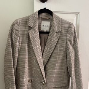 Madewell Plaid Women's Blazer